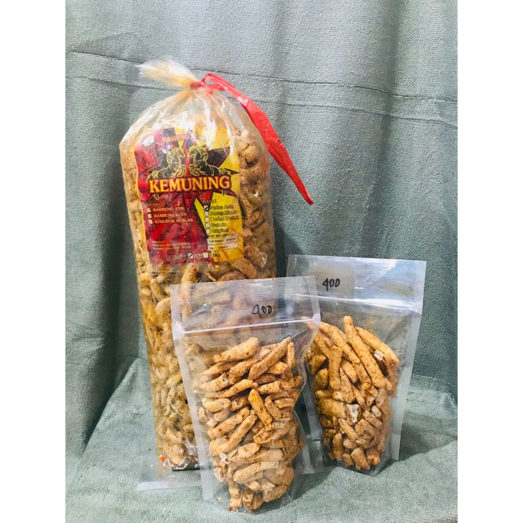 

basreng kemuning pouch berat 200 gram