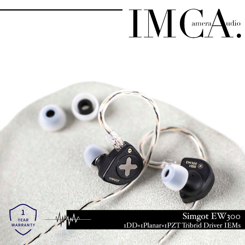 Simgot EW300 / Simgot EW 300 1DD 1Planar 1PZT Tribrid Driver IEM In Ear Monitor