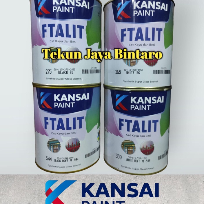 

SPECIAL CAT FTALIT 1 KG WARNA DOFF SEMI GLOSS CAT MINYAK UNTUK KAYU DAN BESI