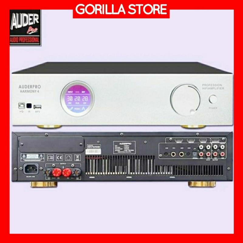 DIGITAL MIXER AMPLIFIER KARAOKE AUDERPRO HARMONY 4