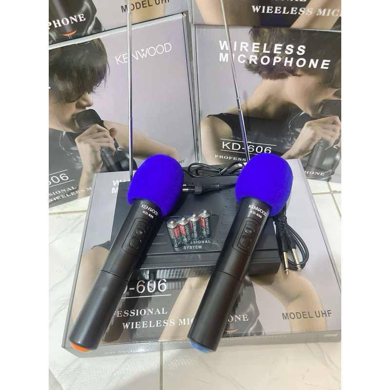 MIC WIRELESS DOUBLE KENWOOD KD-606 / MICROPHONE WIRELESS