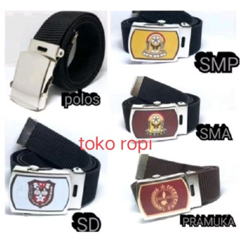 tali pinggang anak SD/SMP/SMA/Pramuka/ikat pinggang anak SD/SMP/SMA/Pramuka/gesper anak SD/SMP/SMA/b