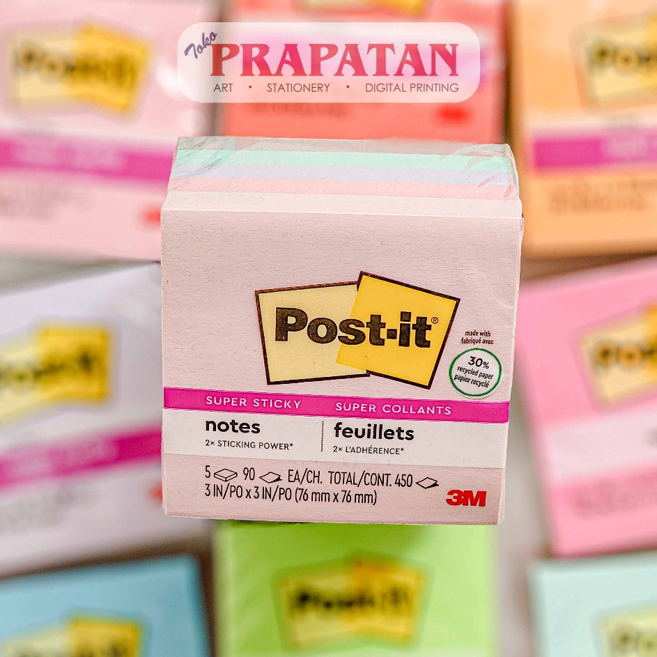 

PROMO Post it 3M CUBES Sticky Note 76x76mm Notes Memo Tempel