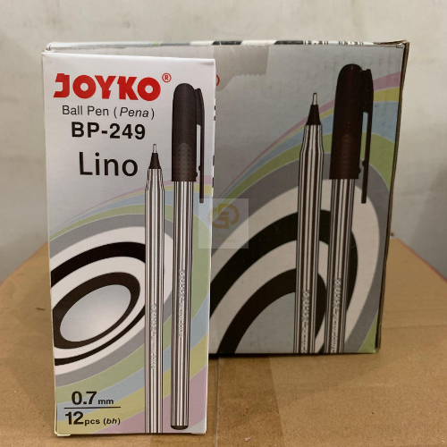 

(1 LUSIN / 12 PCS) Ball Pen Pulpen Pena Joyko BP-249 Lino 0.7 mm