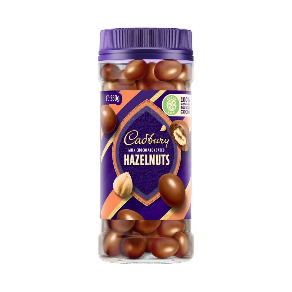 

Cadbury Milk Chocolate Coated Hazelnuts | 280g Australia