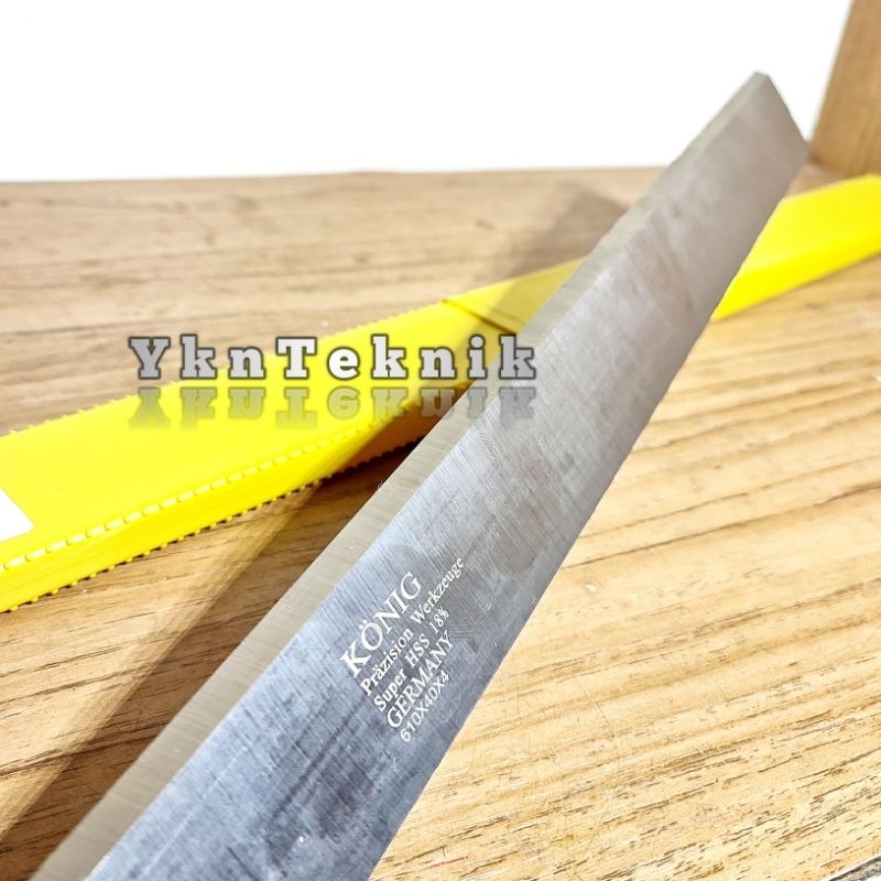 mata pisau serut planer 610x40x4 mm HSS KONIG mata pisau serut mesin planer