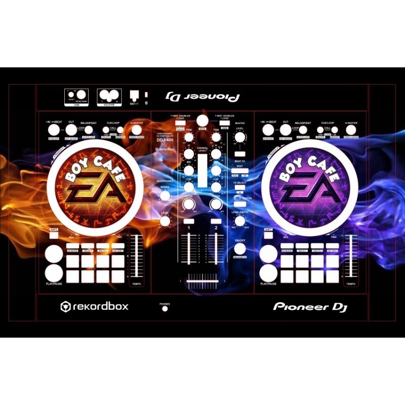 sticker pelindung dj musik ddj 400 pioneer