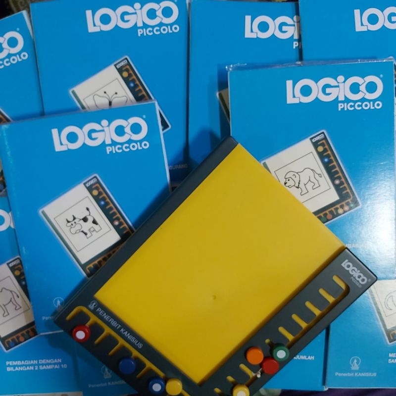 Buku Original ● Logico Seri Berhitung Plus Papan Lengkap 10 Buku