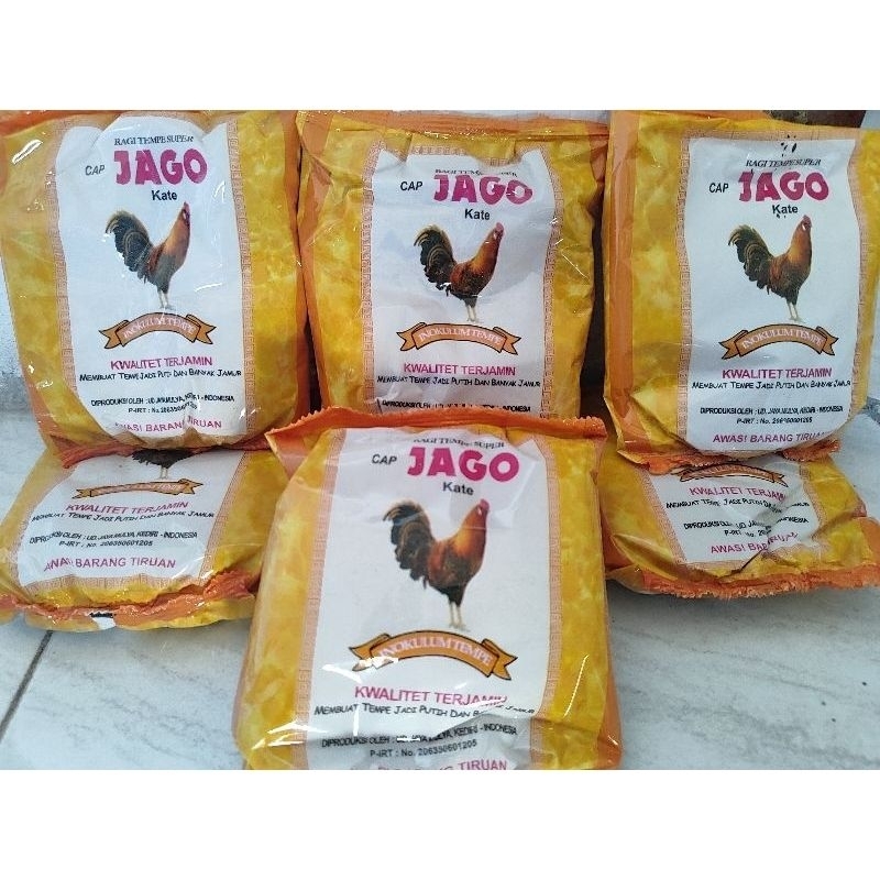 

ragi tempe cap jago 5pcs