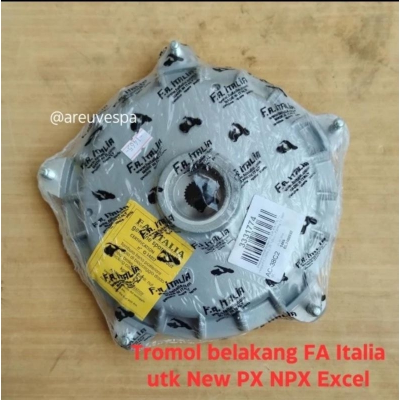 Tromol belakang FA Italia utk NPX, Excel dkk