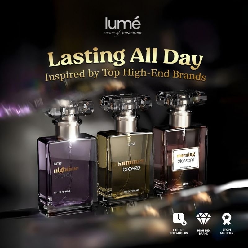 Parfume Lumecolors Lume 3in1 paket lengkap isi 3 botol