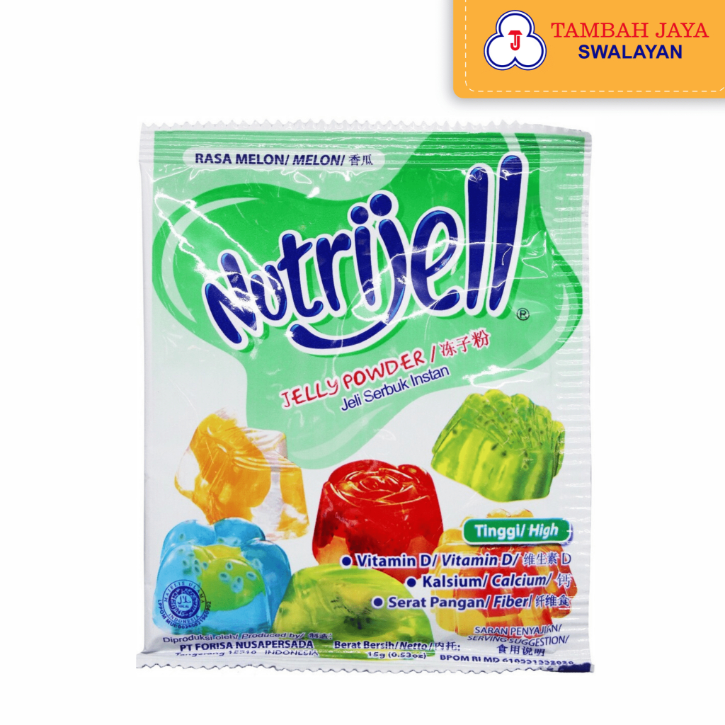 

Nutrijell Jelly Serbuk Powder Instan Rasa Melon/melon 15g high