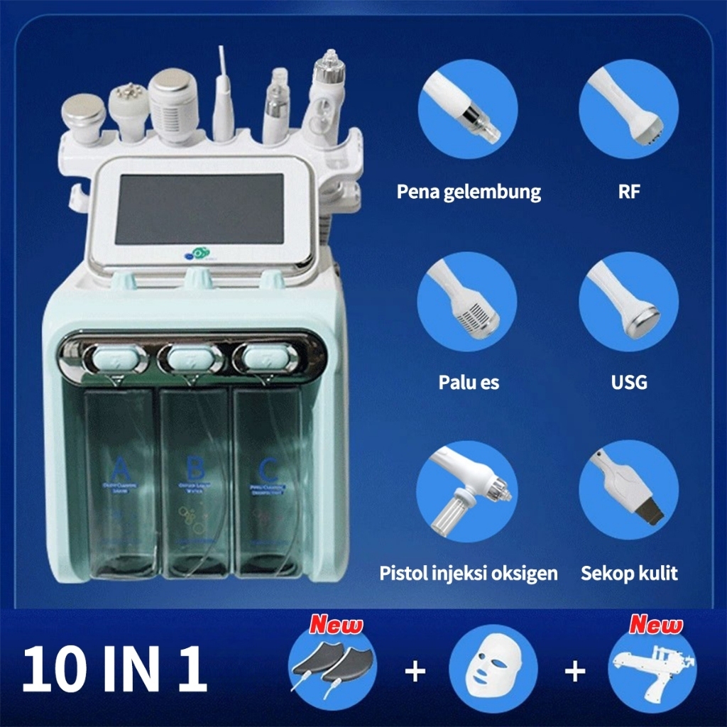 NEW EF Alat Hydra Peel 11in1 Profesional - Beragam Perawatan Wajah Terbaikdermabrasion peel