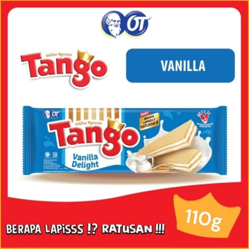 

Grosir Tango Vanilla 110g / wafer tango Harga grosir 110 gr