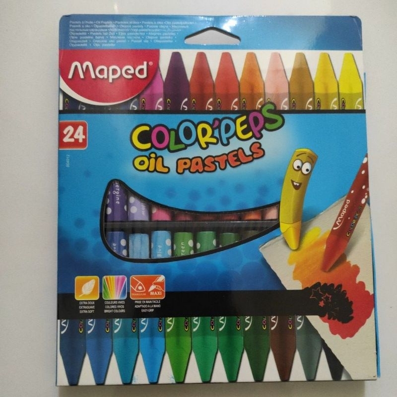 

Maped 24 Color'peps Oil Pastel - Maped Crayon 24 Warna