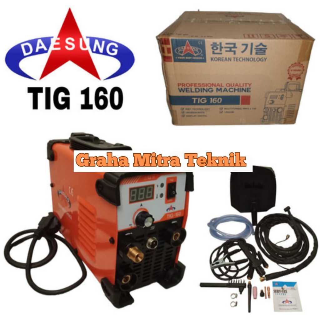 Mesin Las TIG 160 DAESUNG WELDING MACHINE / Daesung WELDING MACHINE TIG 160 ORI