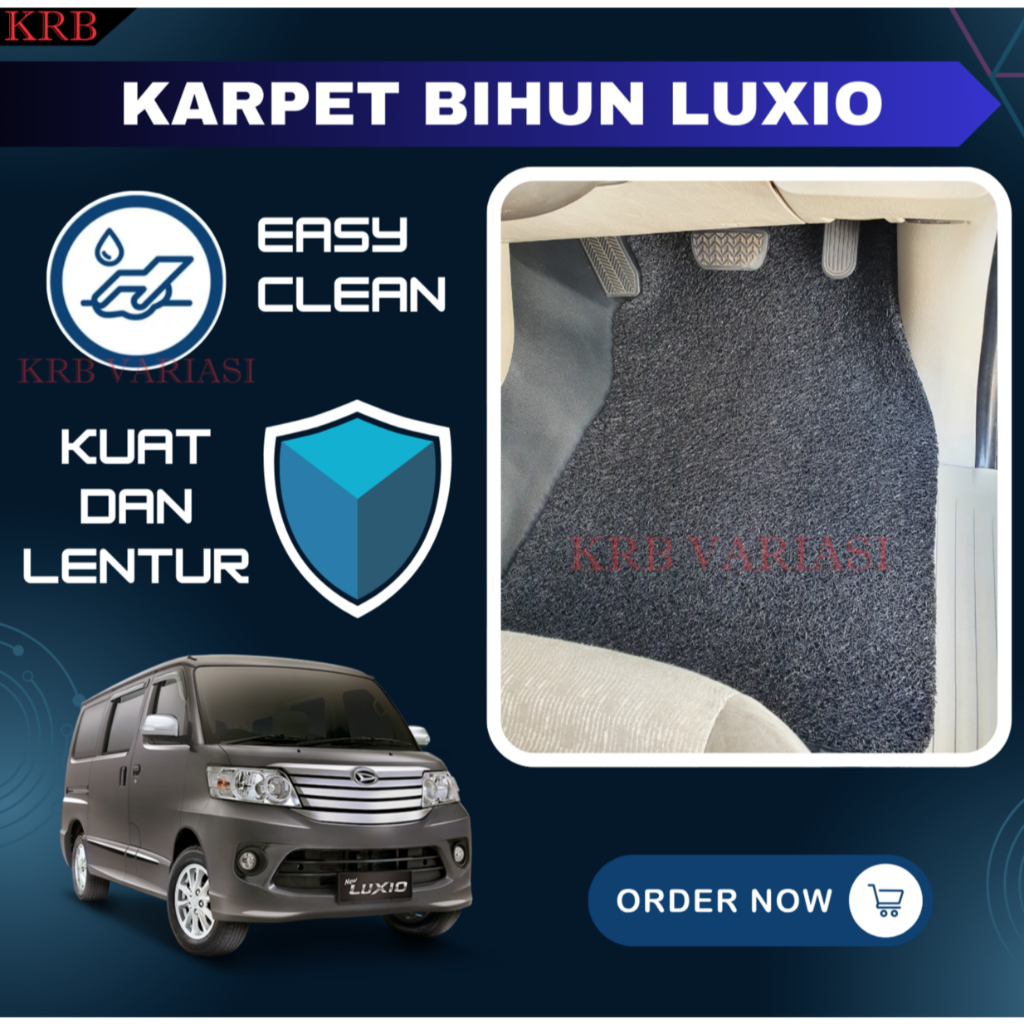 Karpet Lantai Bihun Mobil Daihatsu Luxio Karpet Mie Daihatsu Luxio Karpet Set Luxio Fullset Lengkap