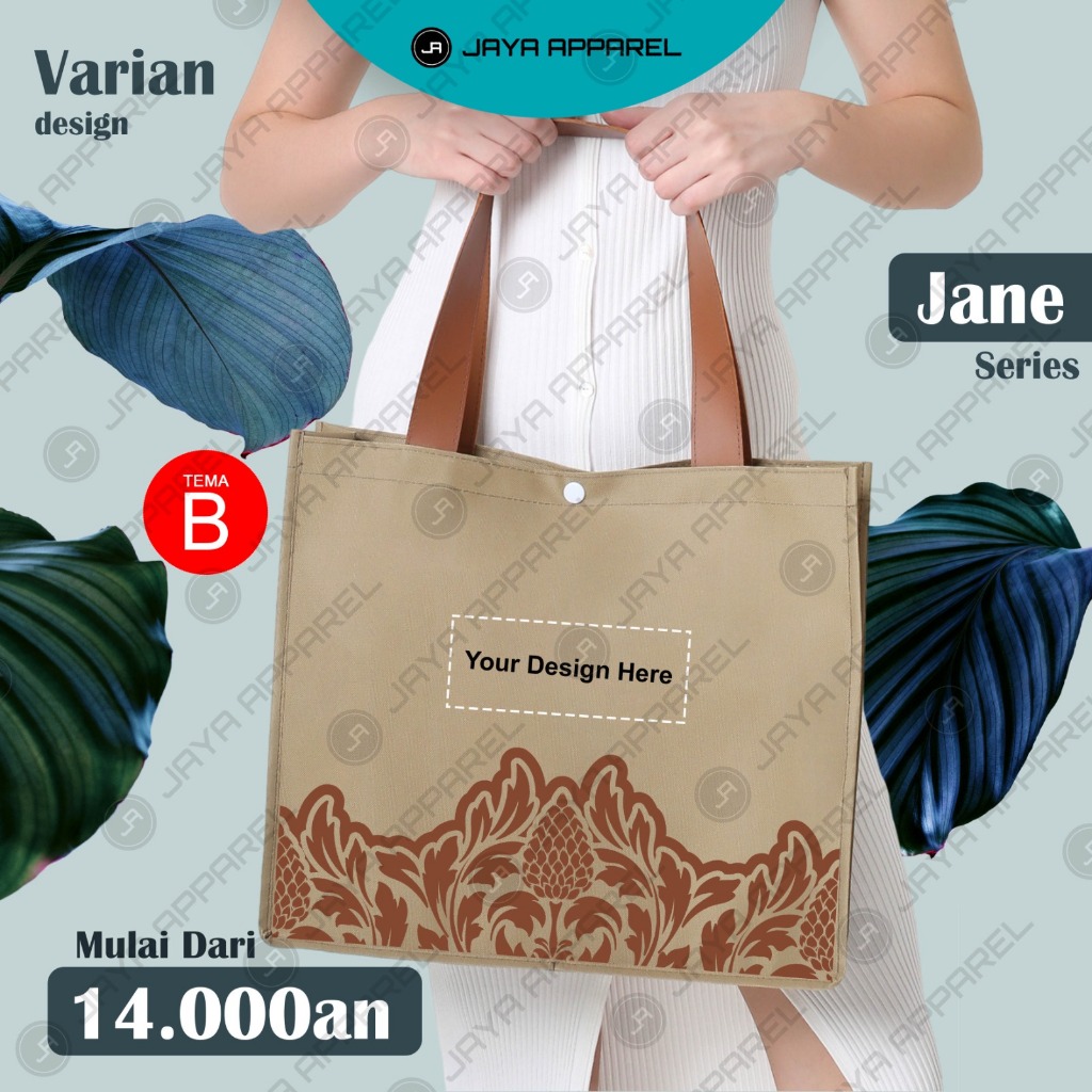 Tas Sovenir Seminar-Tas Totebag Kantor-Tas Seminar Kantor-Totebag Sovenir-JANE BESAR