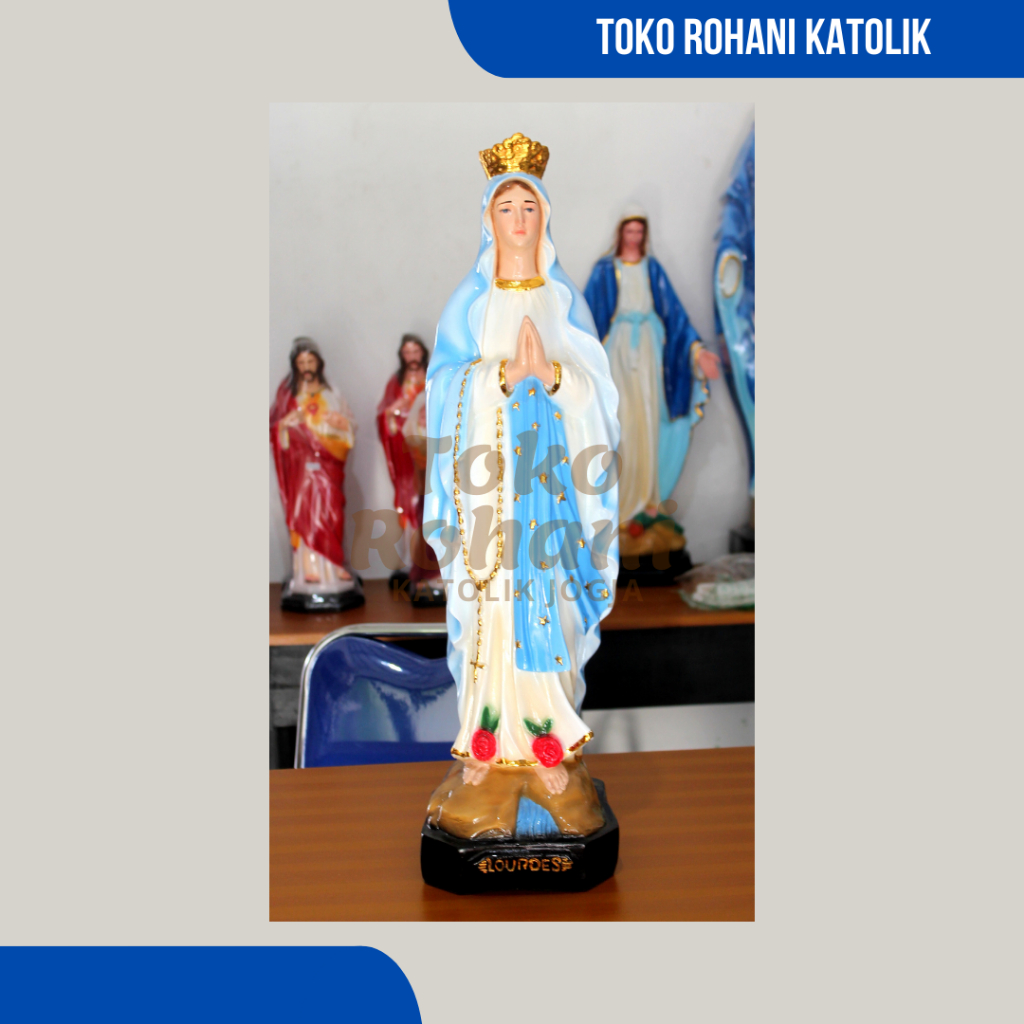 PROMO PATUNG MARIA LORDES 60 CM / PATUNG BUNDA MARIA / PATUNG MARIA UKURAN BESAR / PATUNG MARIA