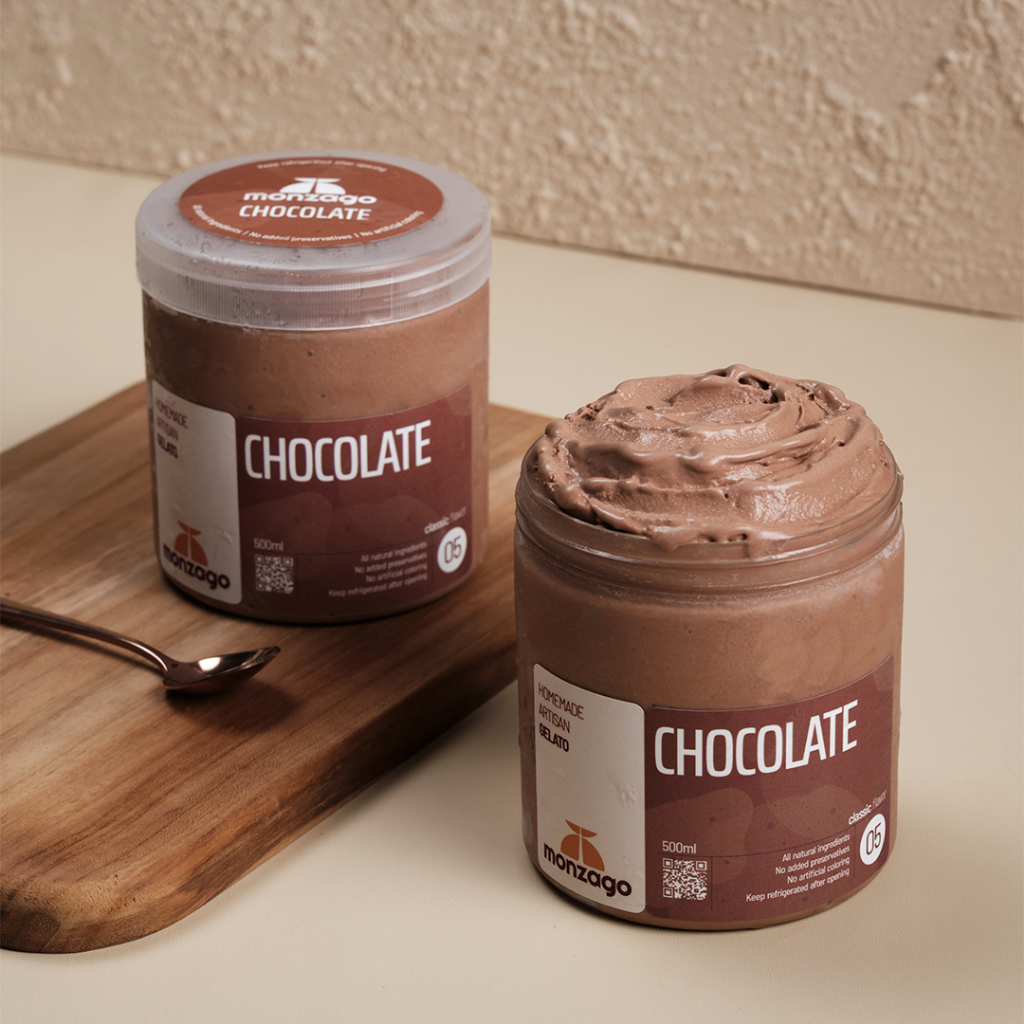 

Monzago - Gelato / Ice Cream / Chocolate / Ukuran jar 500 ml