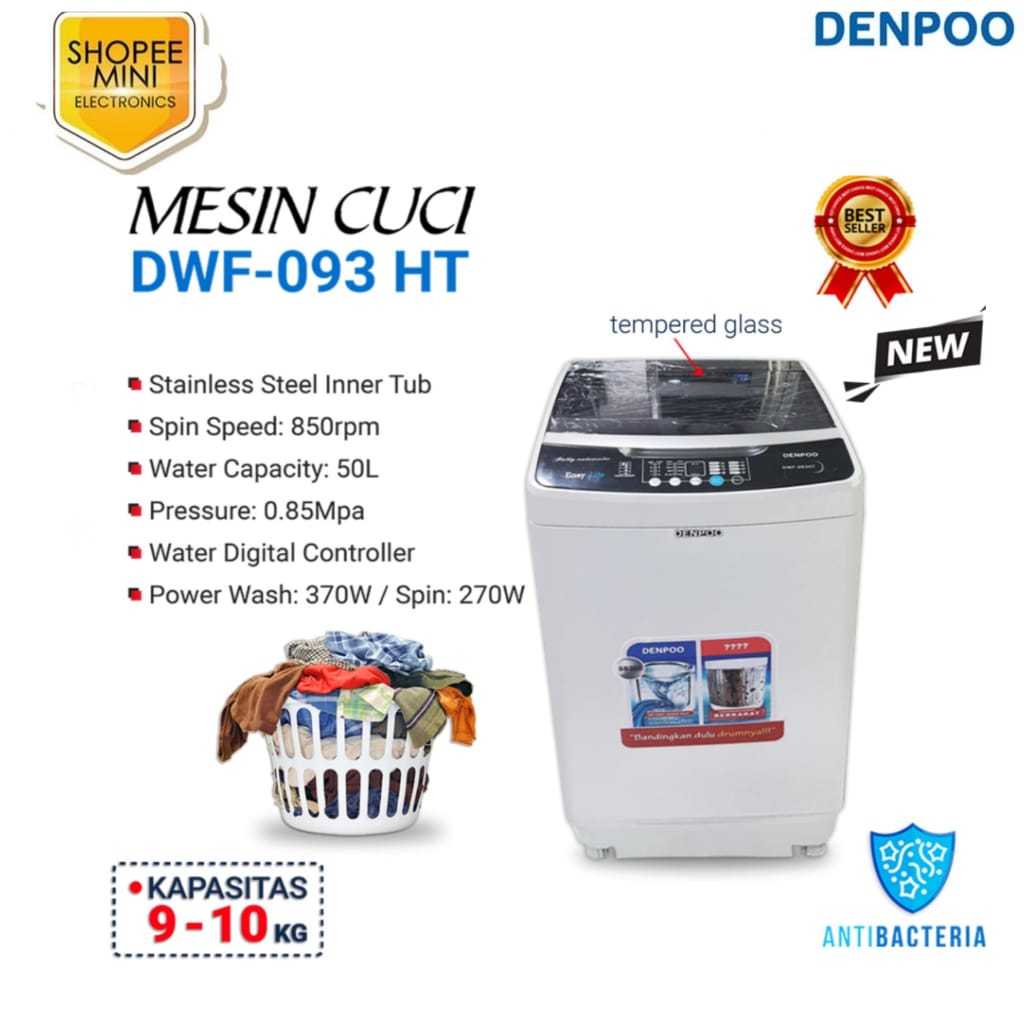 Mesin Cuci Denpoo 1 Tabung Denpoo DWF 093 ( 10KG )