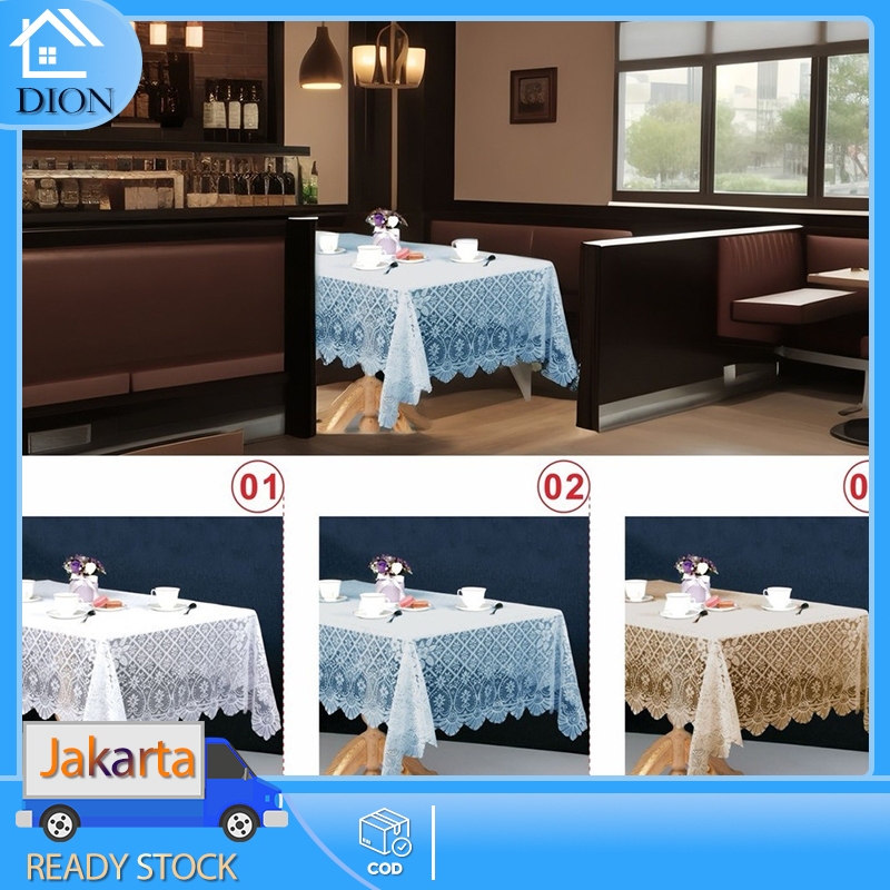 Meja Renda Putih Elegan White Lace Napkin Kain Piknik Eyre Taplak meja rajutan taplak meja penutup s