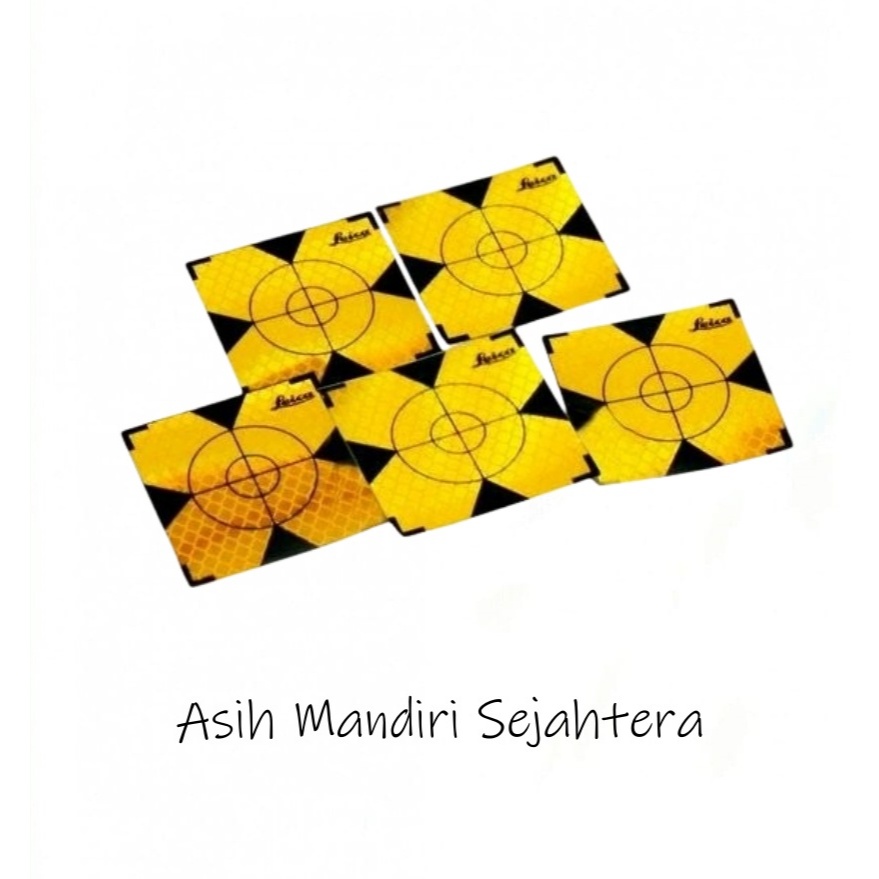 

Sticker Target Laser Leica 3cm x 3cm / Prisma Target Stiker Leica 30mm x 30mm