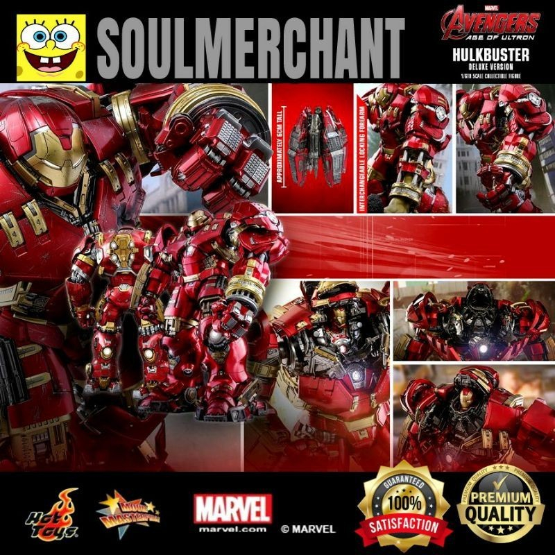 Hot Toys Hulkbuster Deluxe MMS510 with Jackhammer Veronica - Open For Check Only
