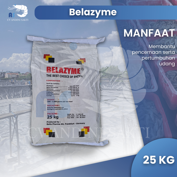 Enzim Ternak, Udang dan Ikan Belazyme 25Kg