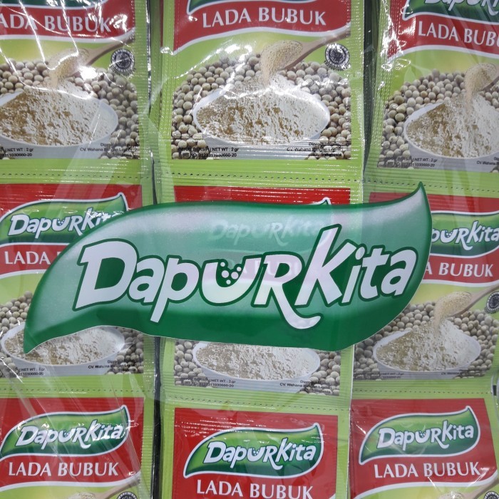 

1 Pak Dapur Kita Lada Bubuk Isi 6 Renceng x 12 Sachet