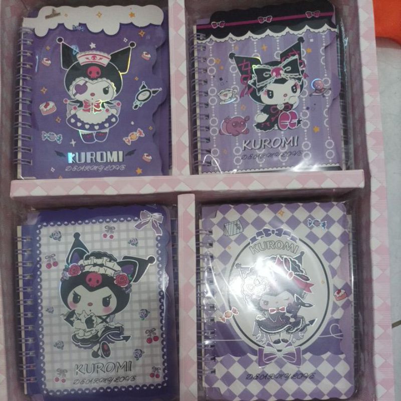 

DSB 11 Notes Kuromi Buku Kuromi Notes sanrio Buku Jurnal Buku saku kuromi