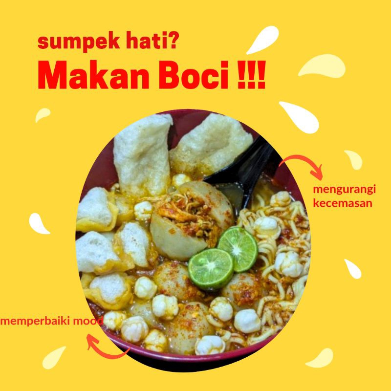 

BASO ACI JUMBO AYAM MERCON | BASO ACI JUMBO AYAM SUWIR PEDAS | Boci jumbo extra mie | Boci ayam suwir