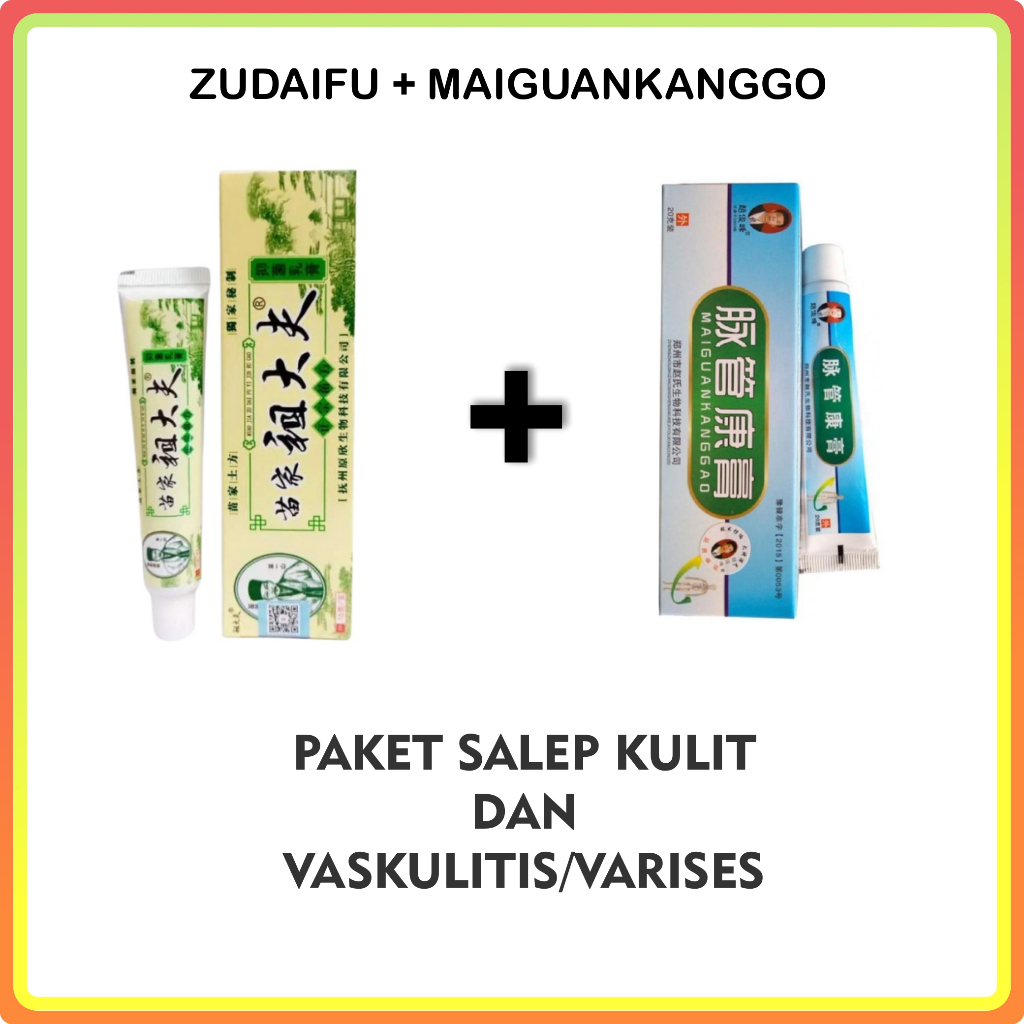 HEMAT Salep Gatal Chy Gao Original + Maiguankanggao Salep Varises Obat China Cina Original