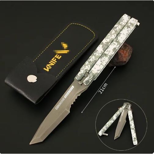 Koleksi Mainan Valorant Perpheral Butterfly Knife Tactical Toys Weapon Safe Cosplay Pisau Kamuflase