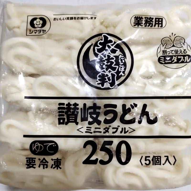 

Shimaya sanuki udon takoiban Frozen udon jepang 1,25kg