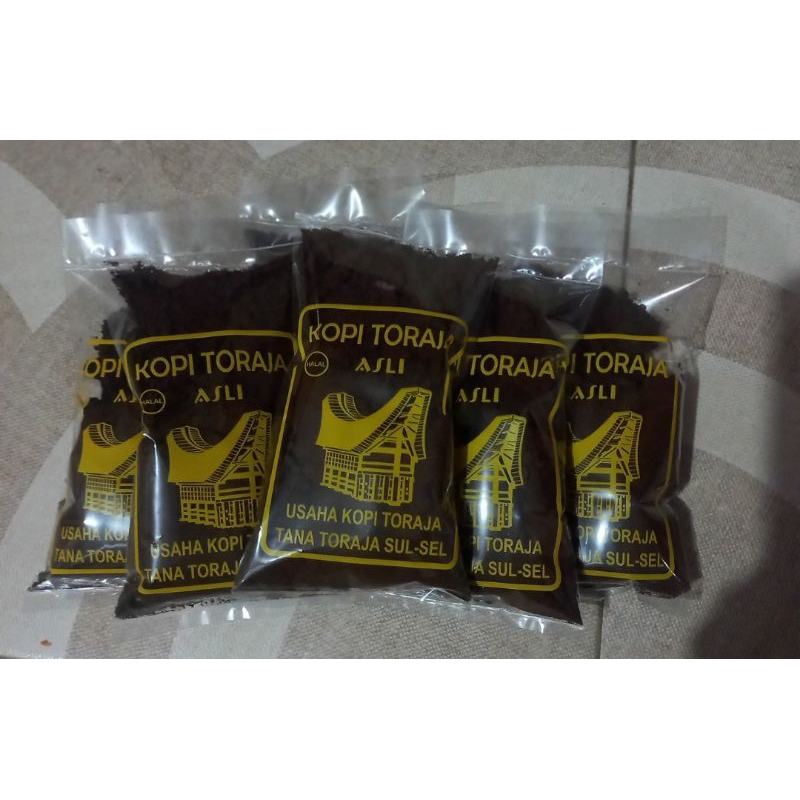 

Kopi Toraja Asli Robusta 200gr