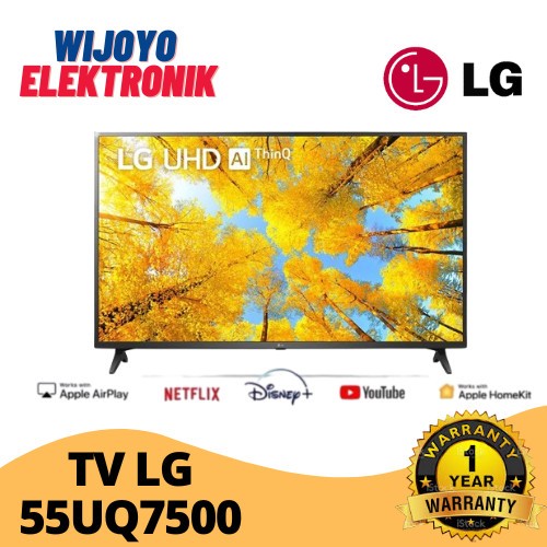 TV LG 55UQ7500 4K Smart UHD AI ThinQ 55 Inch