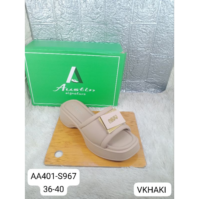 sandal wedges wanita Austin S967