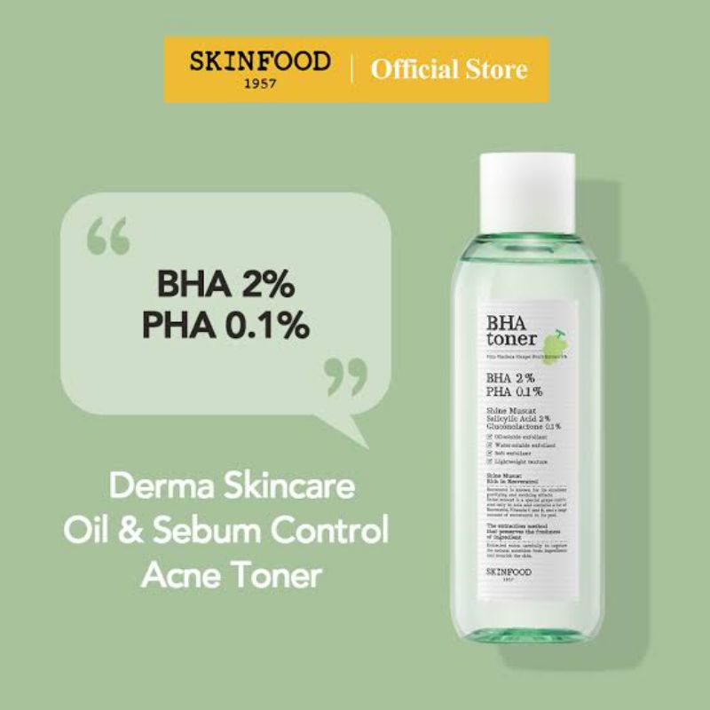 Skinfood Shine Muscat BHA Toner