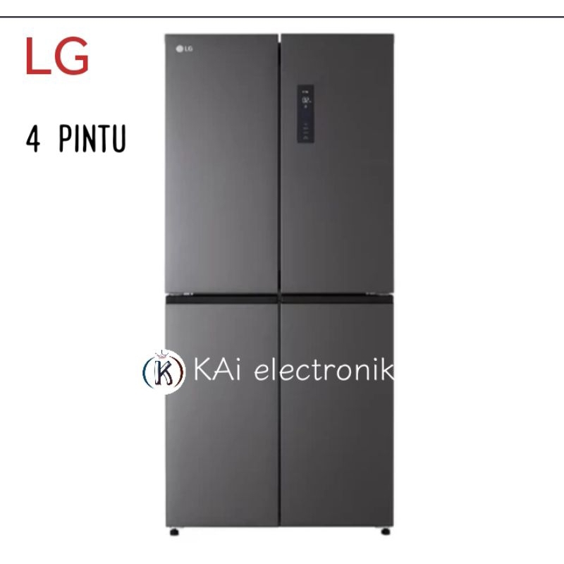 LG kulkas multidoor 4 pintu new 2024 GCFB47FFQAB inverter