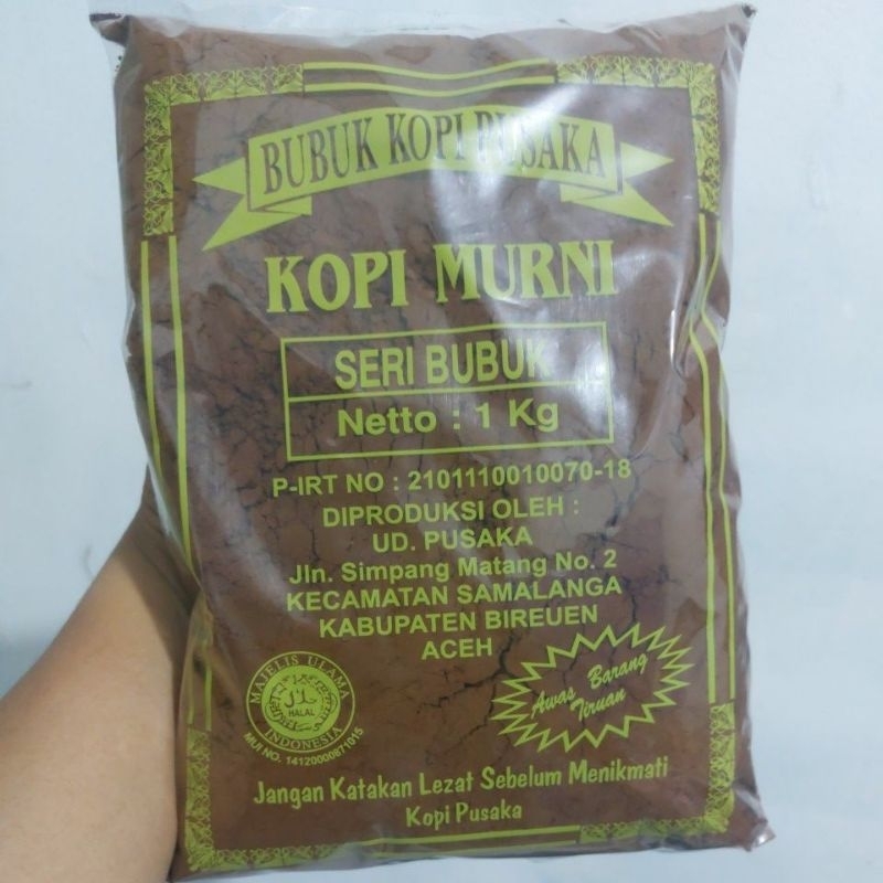 

BUBUK KOPI MURNI ACEH
