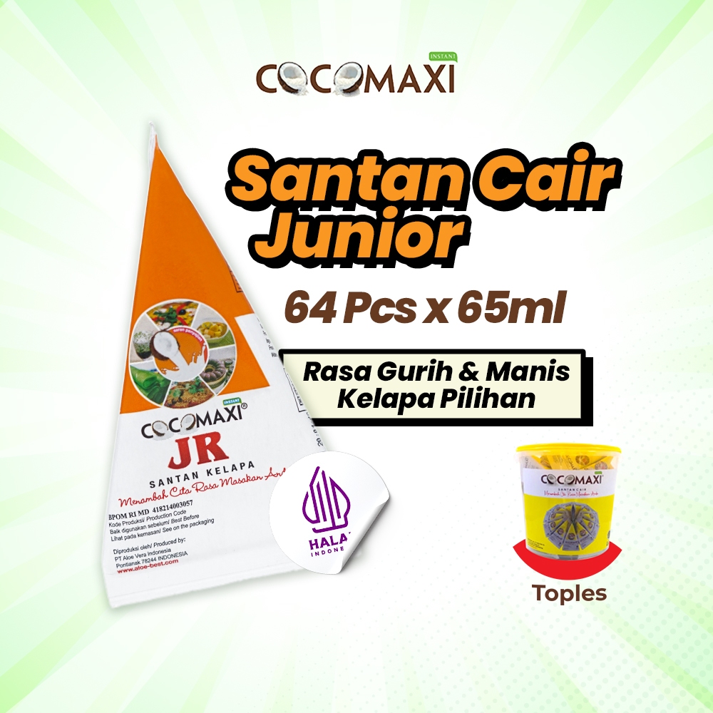 

COCOMAXI SANTAN CAIR JUNIOR 65 ML x 64 pcs (Free Toples)