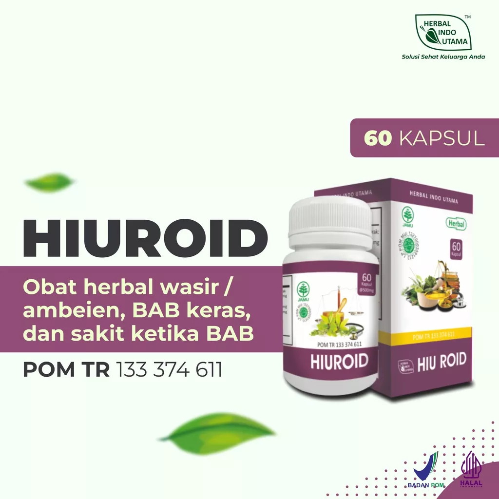 Hiuroid Herbal Alami Wasir