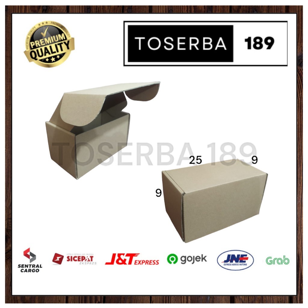 

kardus packing diecut/box pizza uk 25x9x9 cm earlock