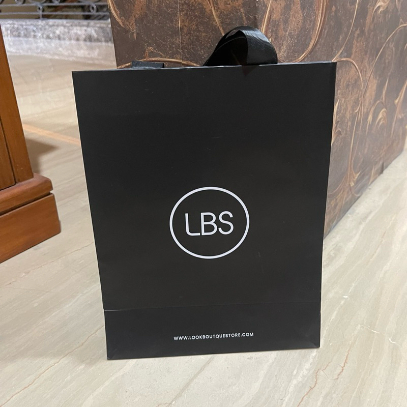

[READY SIAP KIRIM] PAPERBAG LBS HITAM MINI ORIGINAL