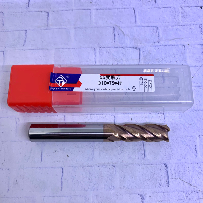 Endmill 10 mm HRC55 Carbide Baru..Endmill 10mm