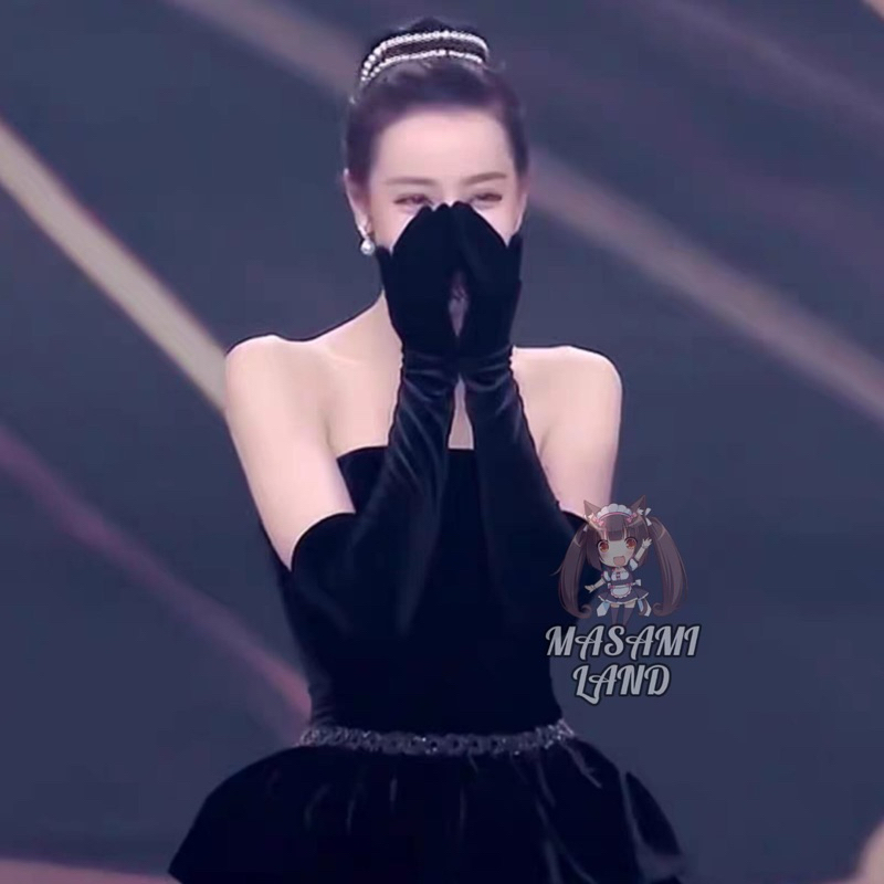 SARUNG TANGAN PANJANG SATIN WANITA / SARUNG TANGAN SATIN PENDEK PANJANG / SATIN GLOVES PANJANG