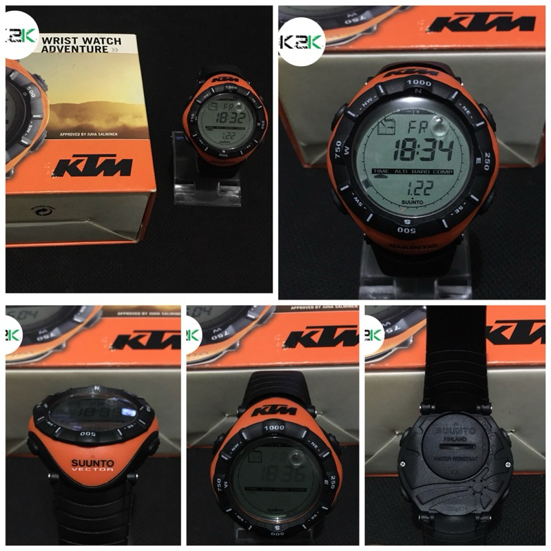 jam SUUNTO VECTOR ORANGE x KTM Limited Edition Rare Item