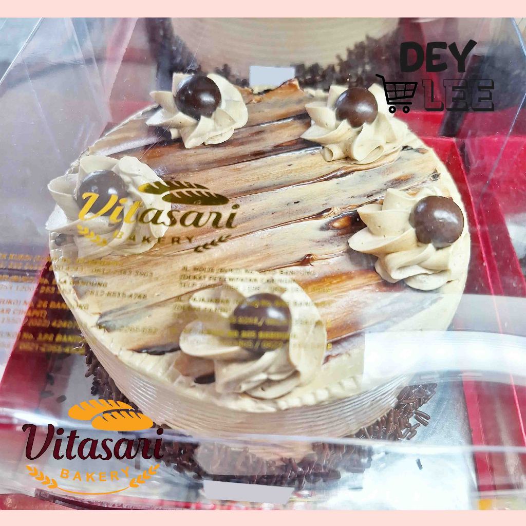 

VITASARI Cake Mocca Coklat Meses Bulat ALL VARIANT Kue Ulang Tahun Bandung