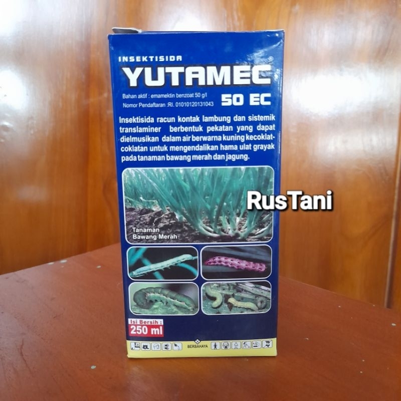 insektisida YUTAMEC 50EC 250ml Bahan aktif : Emmamectin Benzoat 50g/l